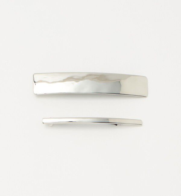 BEAUTY&YOUTH UNITED ARROWS「＜JAMIRAY＞Horizon バレッタ/2P」|ヘアバンド|SILVER