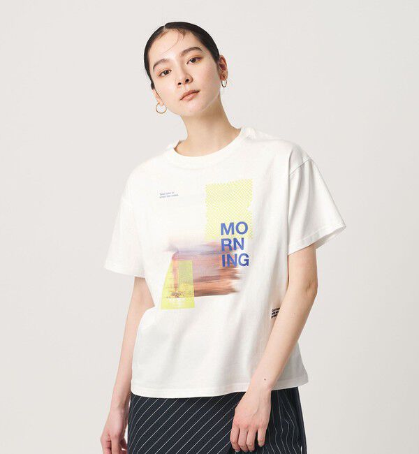 BEAUTY&YOUTH UNITED ARROWS「【別注】＜She is-.＞プリント Tシャツ」|Tシャツ・カットソー|WHITE