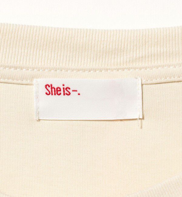 BEAUTY&YOUTH UNITED ARROWS「【別注】＜She is-.＞プリント Tシャツ」|Tシャツ・カットソー|
