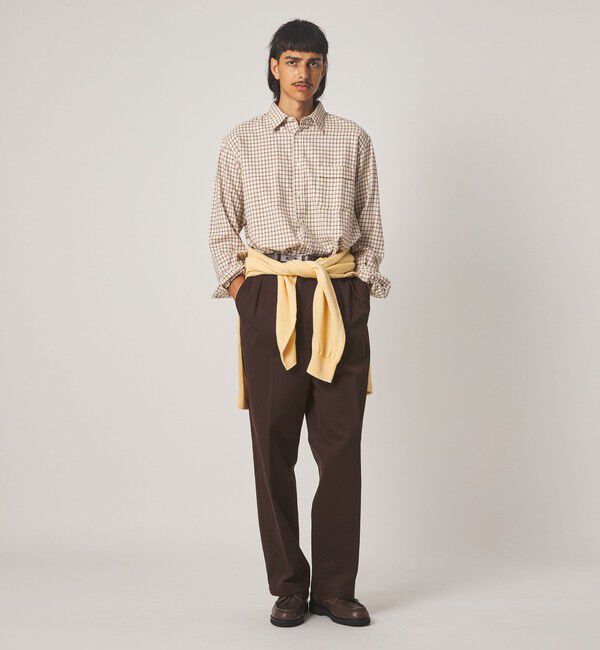 STEVEN ALAN「＜Steven Alan＞ ウエポン ニドム イン ツープリーツ ドレス トラウザーズ II」|チノ|