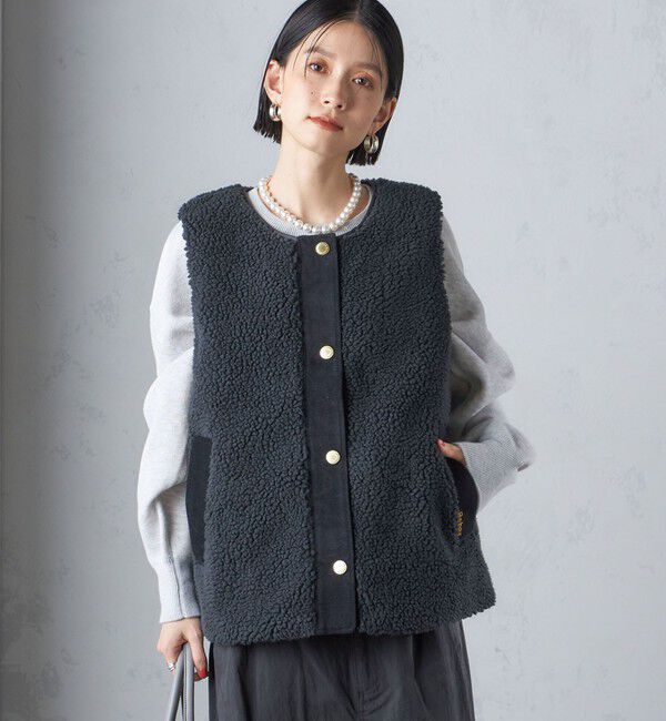 SHIPS for women「《一部予約》【一部SHIPS別注】Barbour: DULSIE LINER」|ベスト・ジレ|