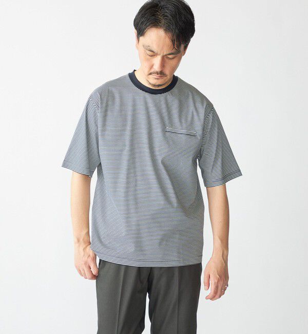 SHIPS「SHIPS: 〈接触冷感 / 抗菌防臭機能〉クールタッチ スムース Tシャツ」|Tシャツ・カットソー|