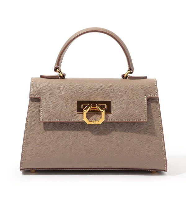 TOMORROWLAND GOODS「CARBOTTI GRETA レザーバッグ」|ハンドバッグ|43 トープ