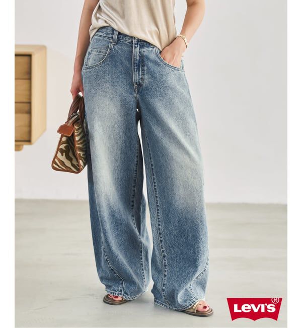 Spick and Span「《追加》LEVI'S(R) 別注 SMU SUPER BAGGY BARREL」|デニム|ブルー A