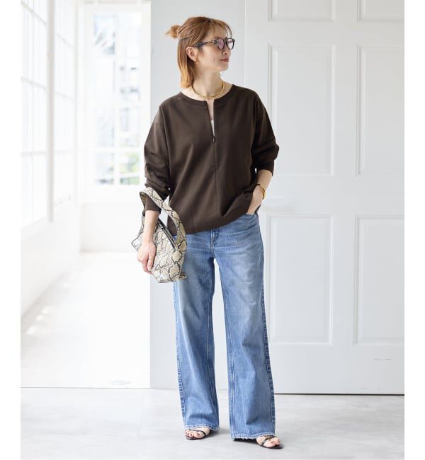 Spick and Span「《26サイズ登場 / 追加》upper hights/アッパーハイツ THE NIECE MID-RISE*」|デニム|