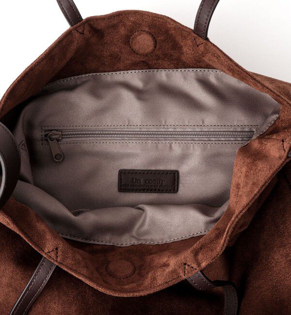 NOLLEY'S goodman「【Un coeur/アンクール】K906021 SUEDE DRAPE 2WAY TOTE」|トートバッグ|