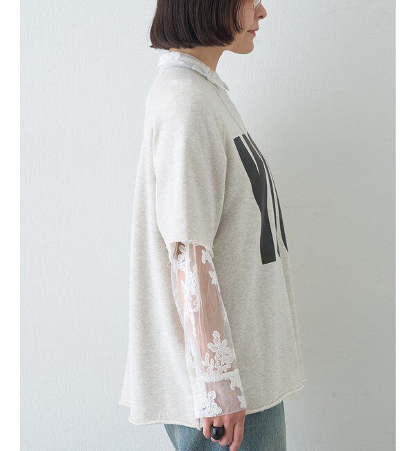  「【KATHARINE HAMNETT】スローガンハーフスリーブスウェット」|Tシャツ・カットソー|