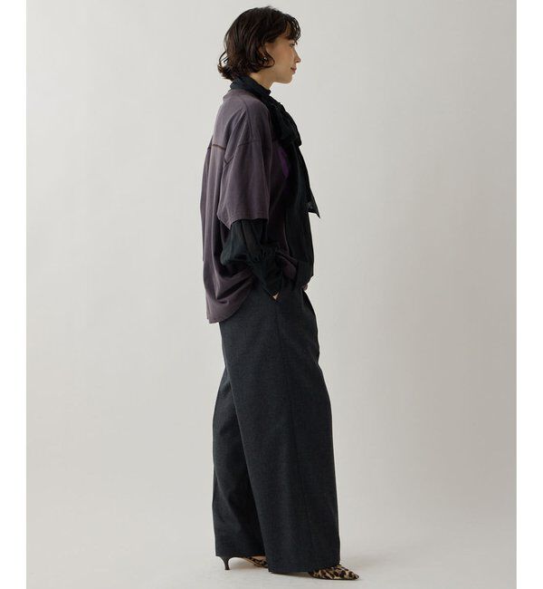  「【KATHARINE HAMNETT】スローガンフットボールTシャツ」|Tシャツ・カットソー|
