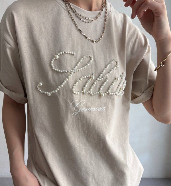  「パールロゴTEE」|Tシャツ・カットソー|