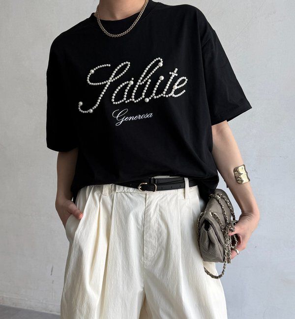  「パールロゴTEE」|Tシャツ・カットソー|