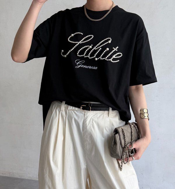 「パールロゴTEE」|Tシャツ・カットソー|