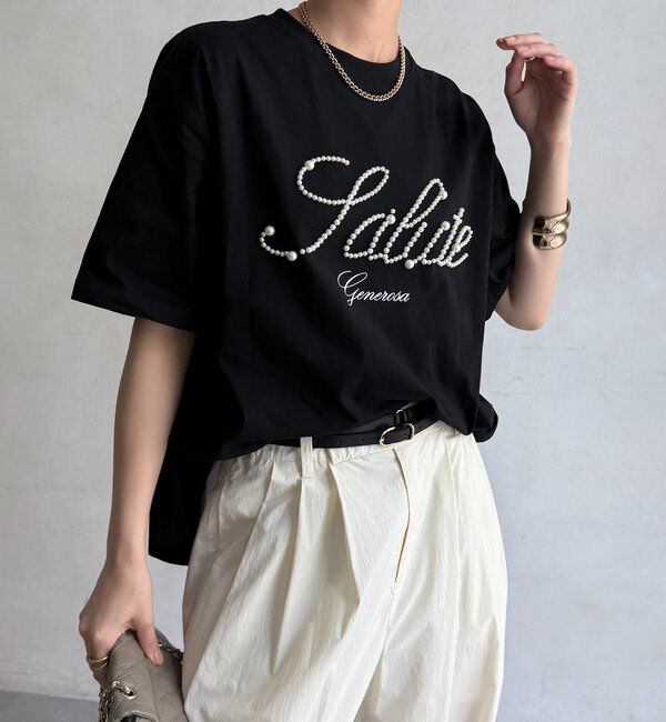  「パールロゴTEE」|Tシャツ・カットソー|