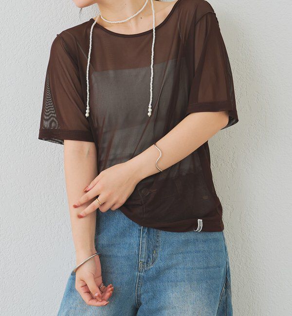  「チュールシアーTシャツ」|Tシャツ・カットソー|
