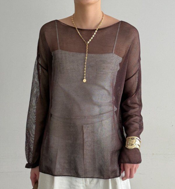  「《イージーケア/二の腕カバー》ギマルーズニット」|ニット・セーター|