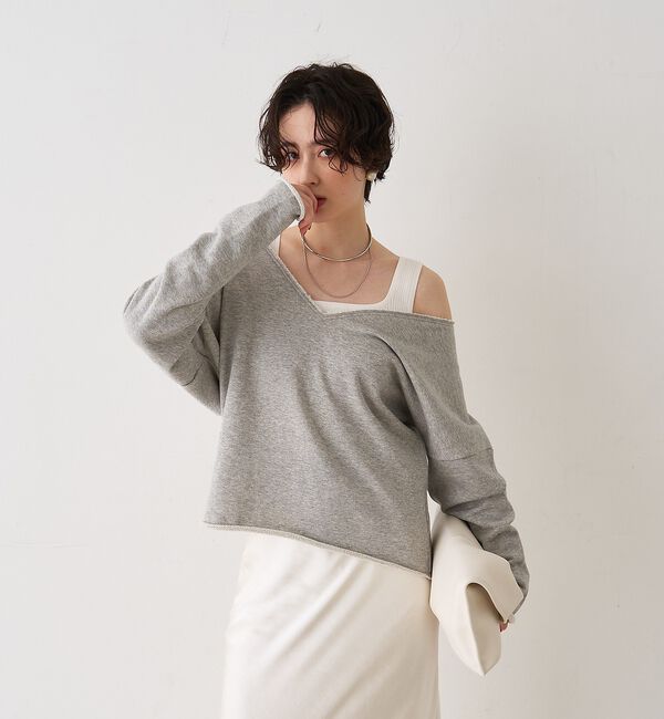 Rouge vif「【CHIMERE/シメール】レザーワイドワンハンドル」|ハンドバッグ|
