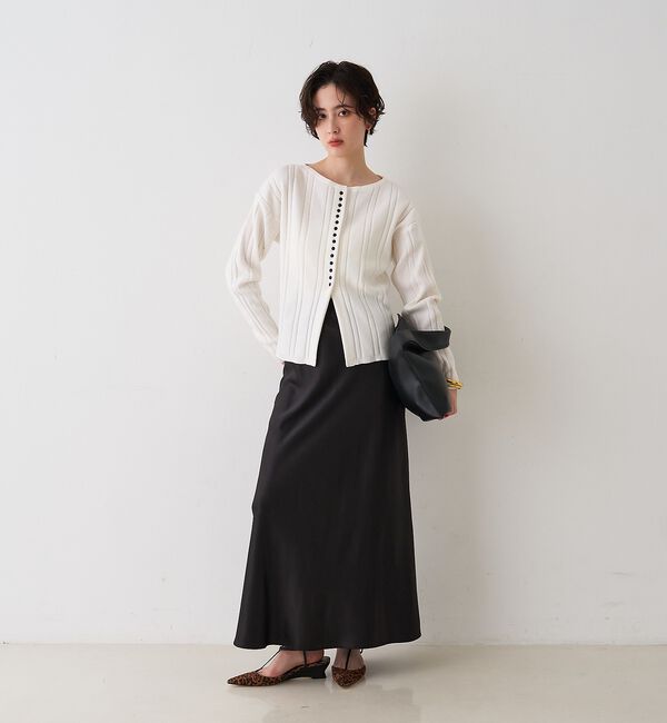 Rouge vif「【CHIMERE/シメール】レザーワイドワンハンドル」|ハンドバッグ|