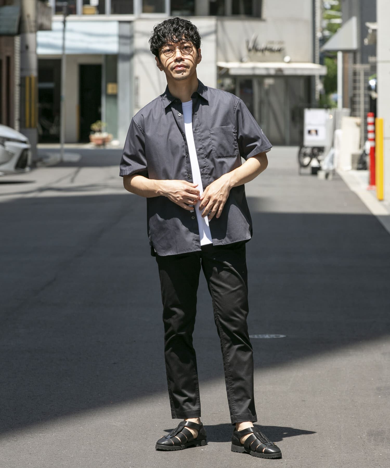 URBAN RESEARCH ROSSO「『XLサイズあり』『防シワ/防臭』アーバンリラックスブロード半袖シャツ」|シャツ・ブラウス|