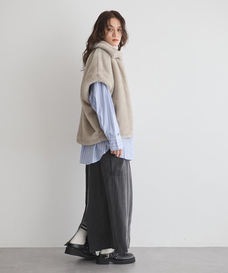GARAGE OF GOOD CLOTHING「フィブリルIラインカーゴスカート」|タイト|