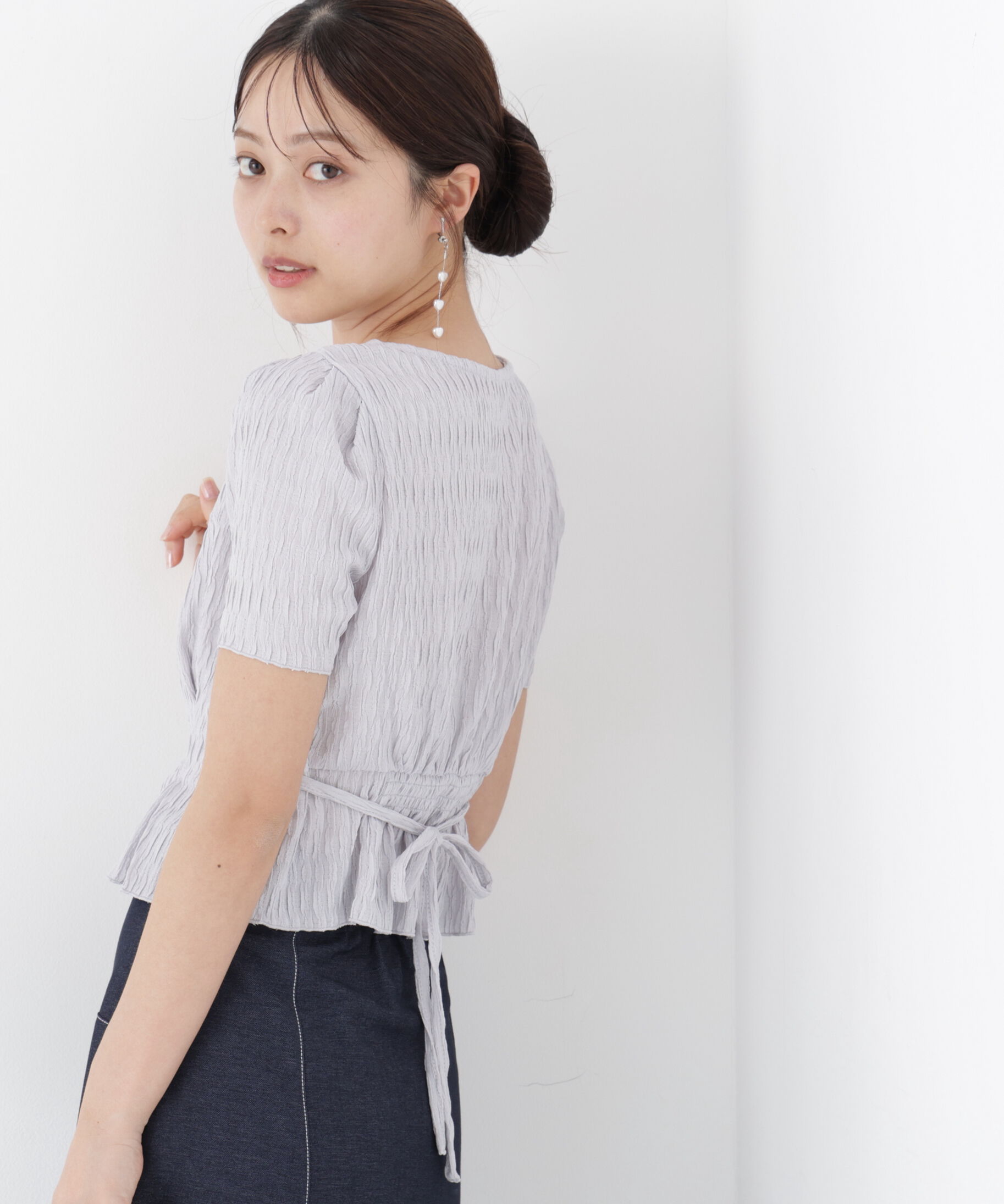 PROPORTION BODY DRESSING「ウエストタックカットトップス」|Tシャツ・カットソー|