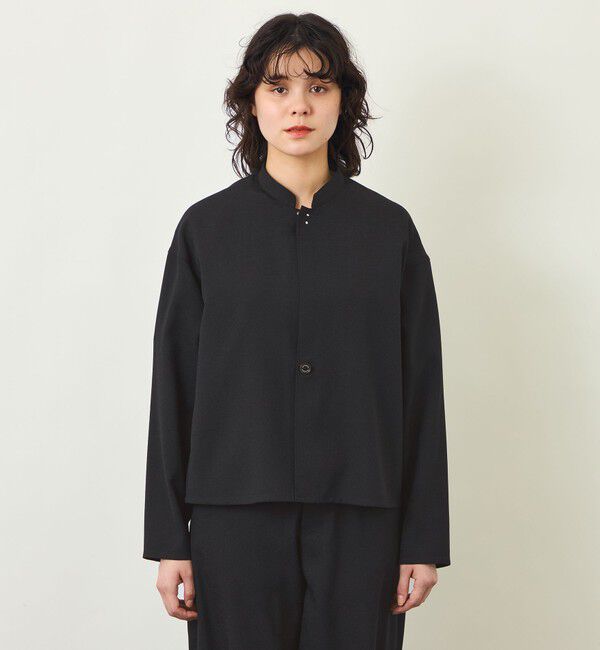 MACKINTOSH PHILOSOPHY「GREY LABEL ドライタッチオックス スタンドカラージャケット」|ブルゾン・スタジャン|