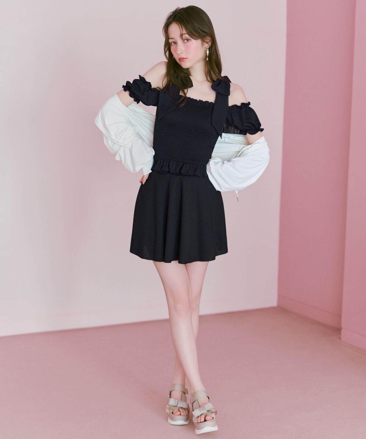 WILLSELECTION「シャーリングオフショルスイムウェア」|その他|