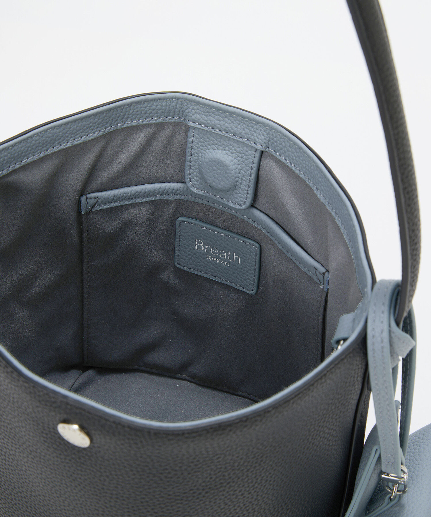 TOPKAPI BREATH「【Breath TOPKAPI】DUAL デュアル シュリンクレザー バイカラー 2way ワンハンドル ショルダーバッグ 」|ショルダー・メッセンジャー|