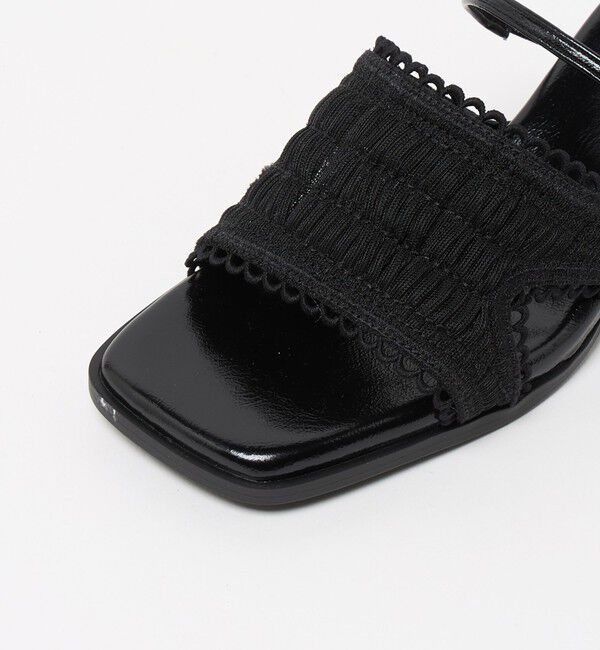 SY UNITED ARROWS「＜SY＞シースルーギャザー サンダル50&uarr;」|サンダル|