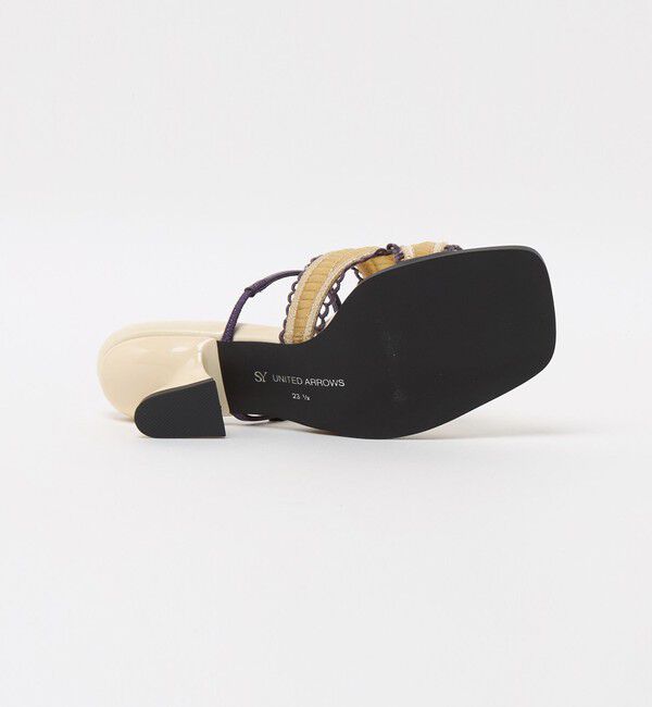 SY UNITED ARROWS「＜SY＞シースルーギャザー サンダル50&uarr;」|サンダル|