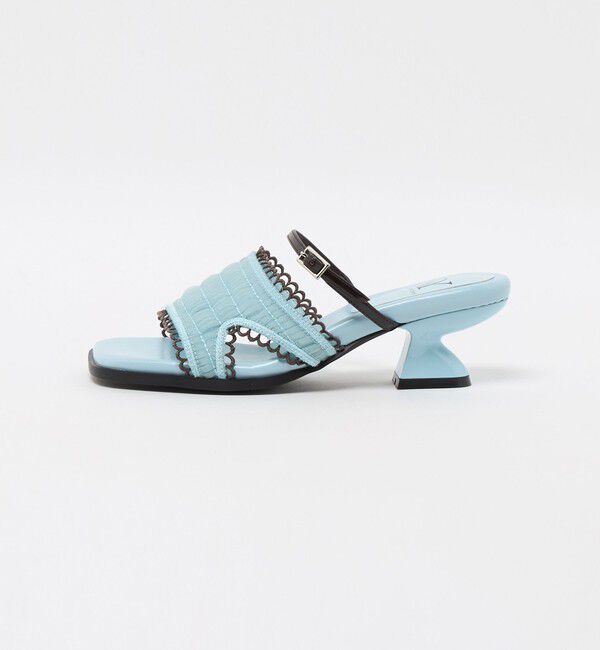 SY UNITED ARROWS「＜SY＞シースルーギャザー サンダル50&uarr;」|サンダル|LT.BLUE