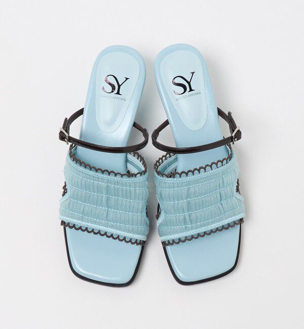 SY UNITED ARROWS「＜SY＞シースルーギャザー サンダル50&uarr;」|サンダル|