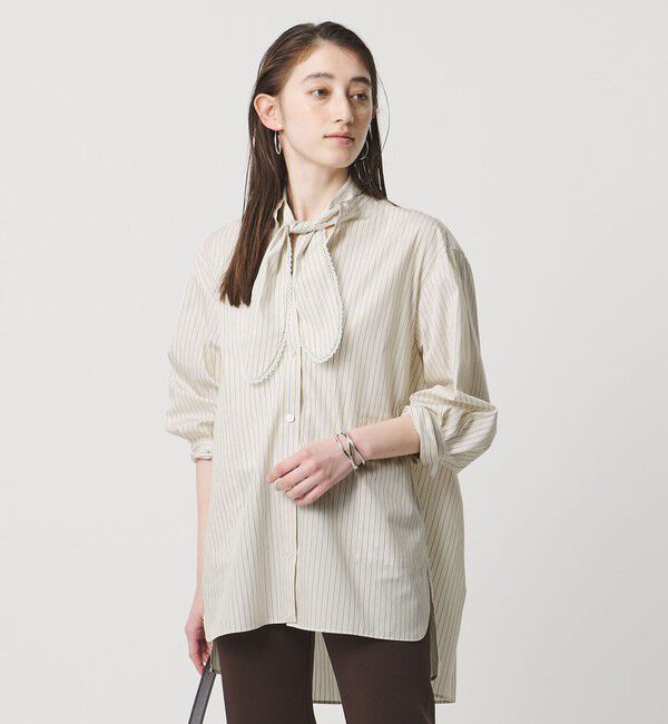 UNITED ARROWS「リボン ボウタイ チュニック シャツ」|シャツ・ブラウス|その他1