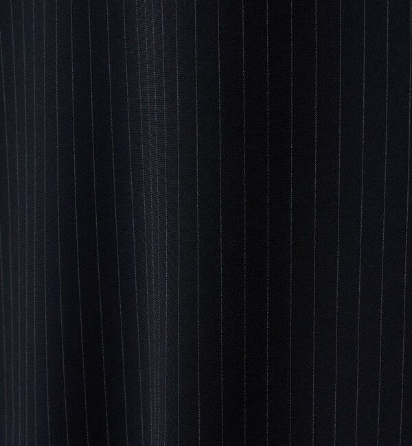 UNITED ARROWS「Drapy ピンストライプ ショートスリーブ ワンピース ‐ウォッシャブル‐」|ワンピース|