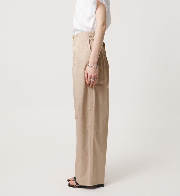 UNITED ARROWS「バック ギャザー リボンデザイン パンツ」|チノ|