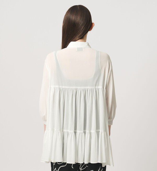 UNITED ARROWS「ボイル ティアード チュニック」|シャツ・ブラウス|