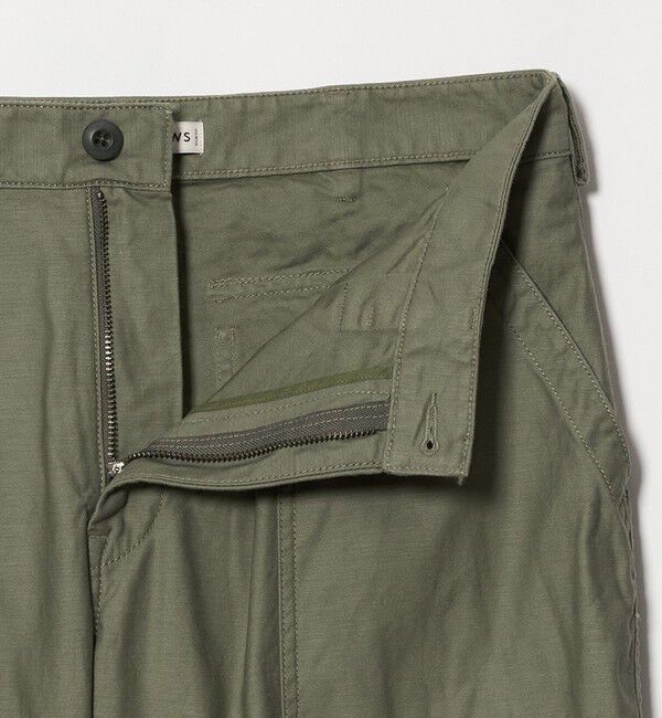 UNITED ARROWS「オーガニックコットン バックサテン ファティーグパンツ」|チノ|