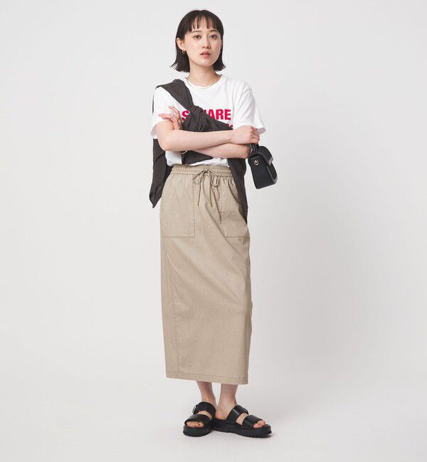 UNITED ARROWS green label relaxing「［size SHORT/TALLあり］オルマイ LI/MIX タイト スカート」|タイト|