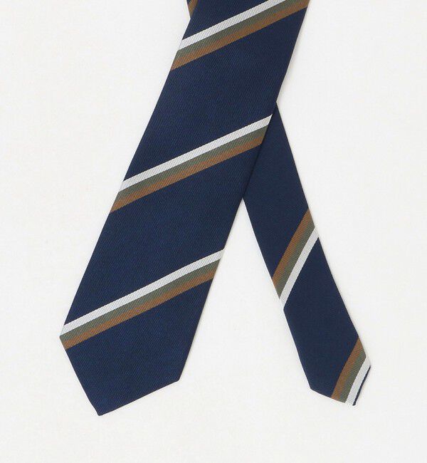 UNITED ARROWS green label relaxing「GLR シルク1 8.0cm ストライプ1 ネクタイ」|ネクタイ・蝶ネクタイ|