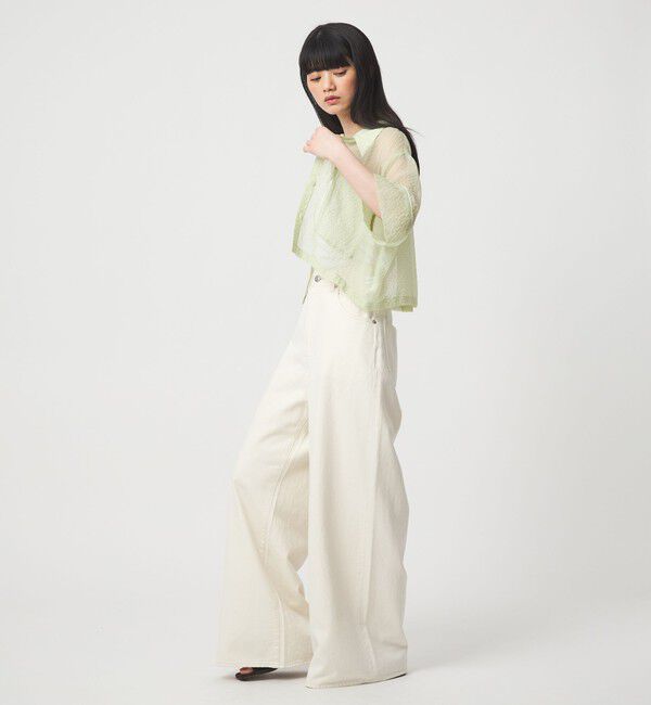 EMMEL REFINES「＜EMMEL REFINES＞EM シアー ポコ シャツ」|シャツ・ブラウス|