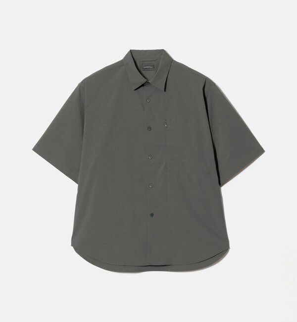 UNITED ARROWS green label relaxing「WONDER CLOTH ジャストルーズ レギュラーカラー 半袖 シャツ -ストレッチ・接触冷感・吸水速乾-」|シャツ・ブラウス|