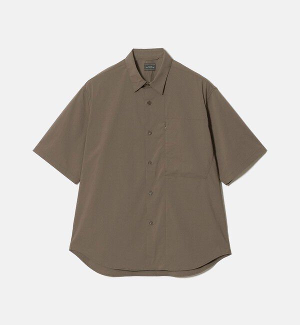 UNITED ARROWS green label relaxing「WONDER CLOTH ジャストルーズ レギュラーカラー 半袖 シャツ -ストレッチ・接触冷感・吸水速乾-」|シャツ・ブラウス|