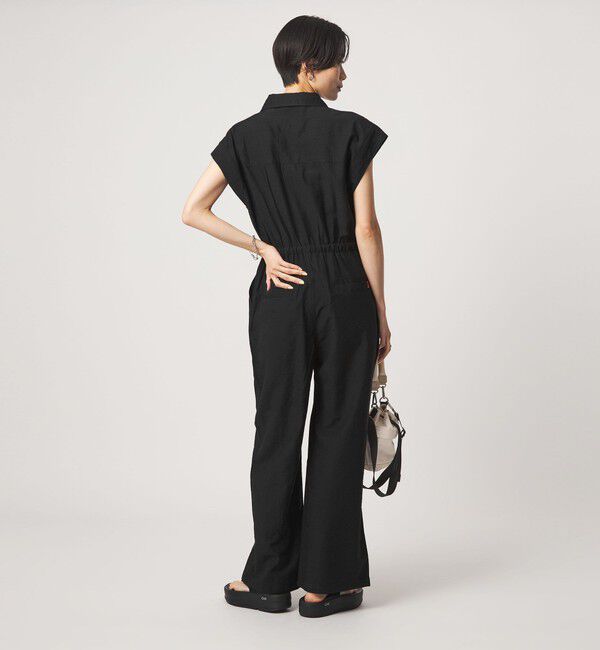 UNITED ARROWS green label relaxing「【別注】＜ UNIVERSAL OVERALL ＞ フレンチスリーブ オールインワン」|オールインワン|