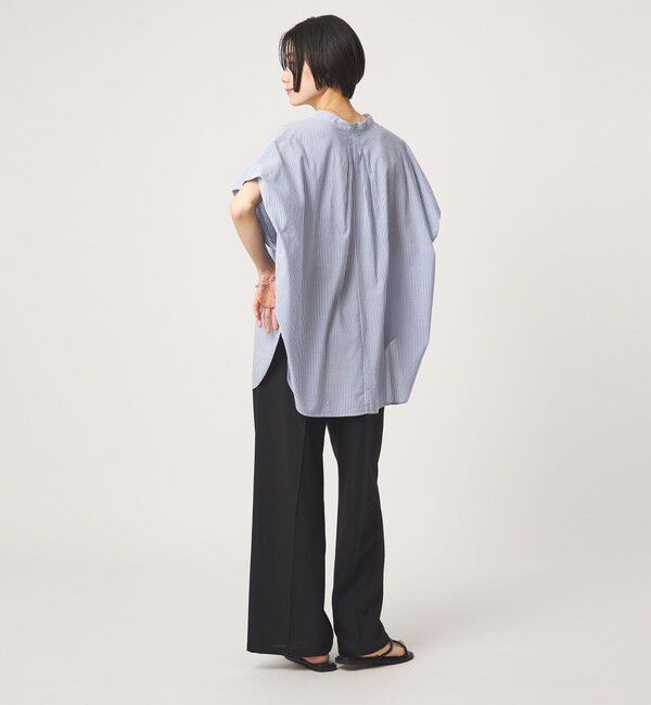 UNITED ARROWS green label relaxing「［size SHORTあり］ショルダー タック スキッパー ブラウス」|シャツ・ブラウス|