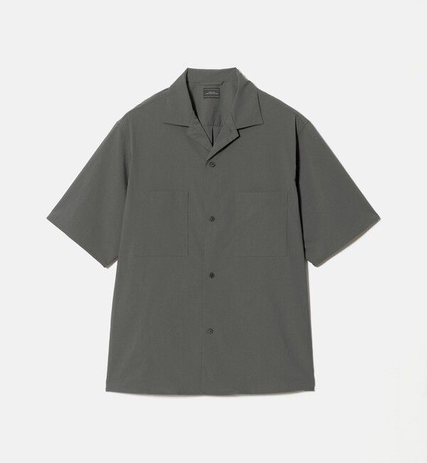 UNITED ARROWS green label relaxing「WONDER CLOTH オープンカラー 3ポケット 半袖シャツ -ストレッチ・接触冷感・吸水速乾-」|シャツ・ブラウス|