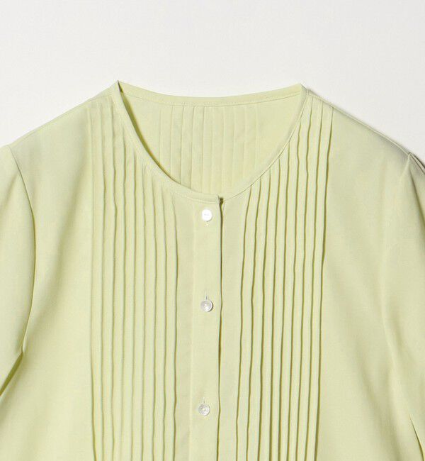UNITED ARROWS green label relaxing「ピンタック 5分袖 ブラウス」|シャツ・ブラウス|