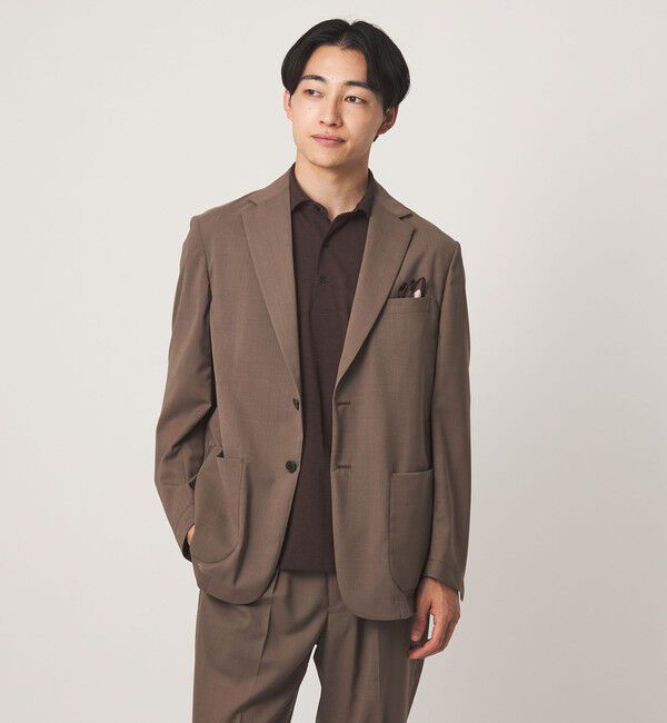 UNITED ARROWS green label relaxing「プライムフレックス ドット メッシュ カッタウェイ ビズポロ ポロシャツ -ストレッチ・吸水速乾・通気性-」|ポロシャツ|