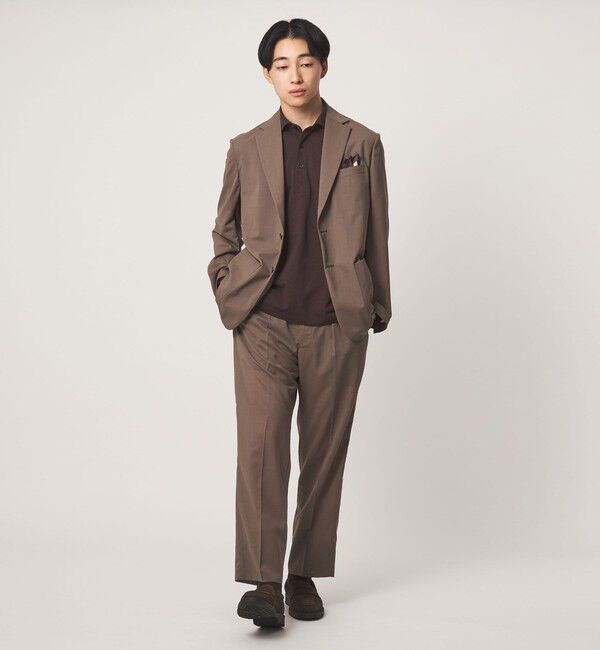 UNITED ARROWS green label relaxing「プライムフレックス ドット メッシュ カッタウェイ ビズポロ ポロシャツ -ストレッチ・吸水速乾・通気性-」|ポロシャツ|