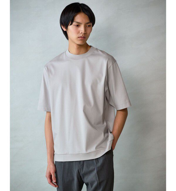 UNITED ARROWS green label relaxing「A+ COOL スムース クルーネック カットソー -接触冷感・抗菌-」|Tシャツ・カットソー|