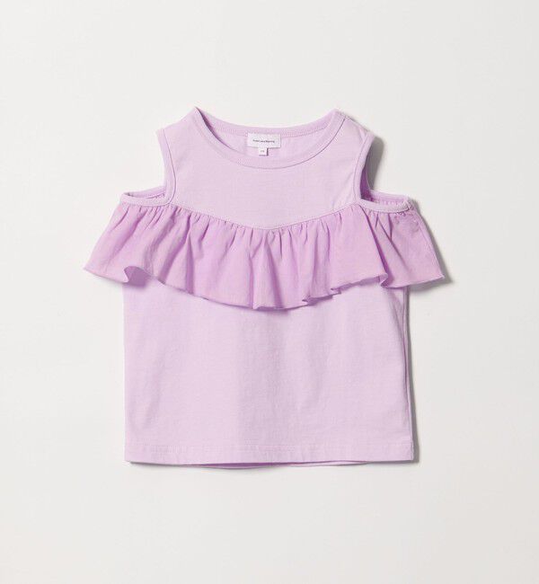 UNITED ARROWS green label relaxing「【スタメンシリーズ】ショルダー ホール Tシャツ / キッズ 100cm-160cm」|Tシャツ・カットソー|LILAC