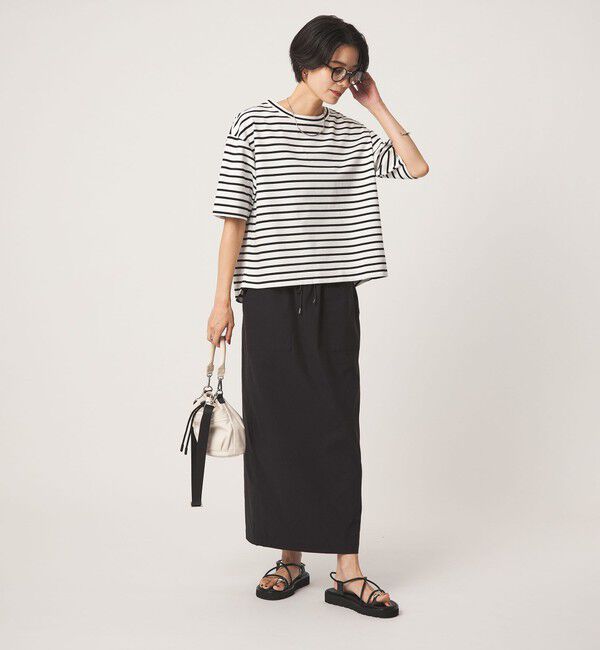 UNITED ARROWS green label relaxing「クロップド ポンチ Tシャツ 2」|Tシャツ・カットソー|