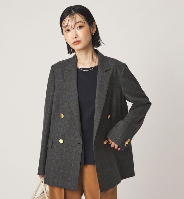 UNITED ARROWS green label relaxing「［size SHORT/TALLあり］Greed グリード ダブル ジャケット ウォッシャブル」|テーラードジャケット|